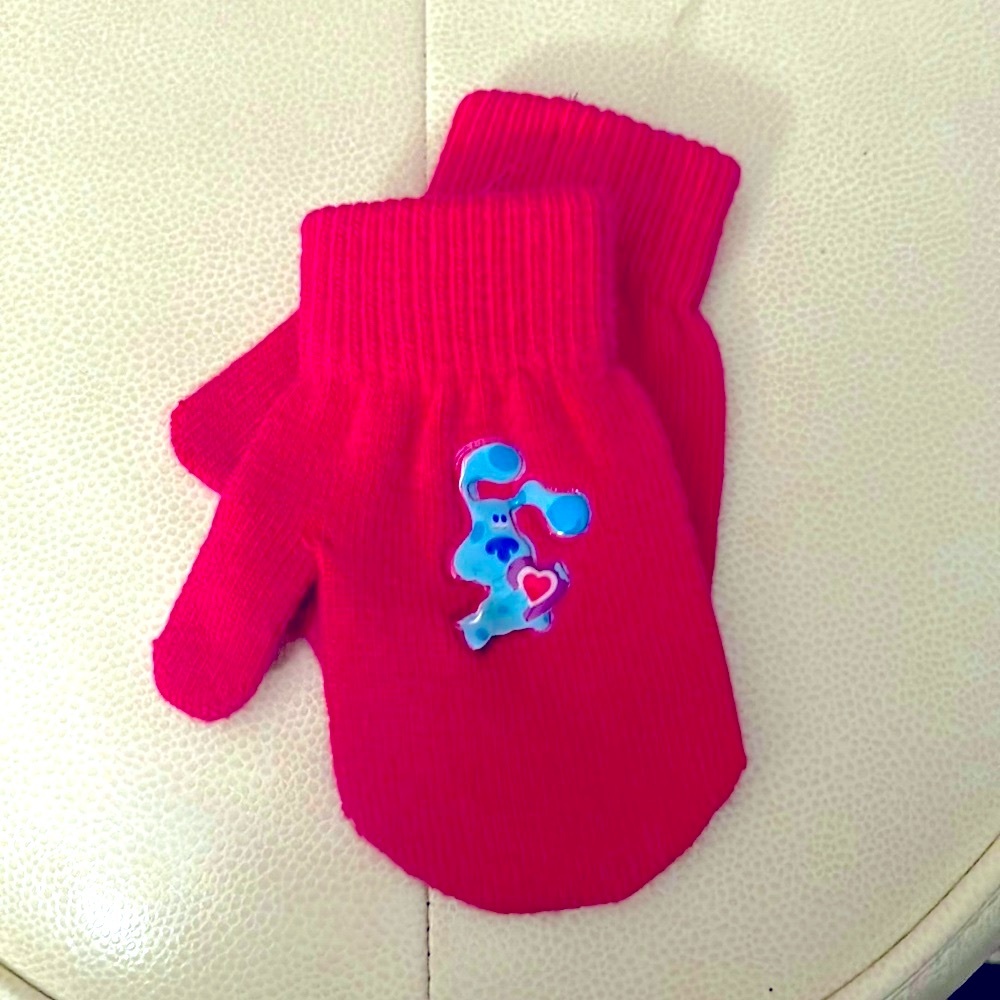 Blues Clues Nickelodeon Toddler Mittens/Gloves Red/Blue